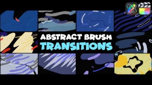 Videohive - Abstract Brush Transitions | FCPX