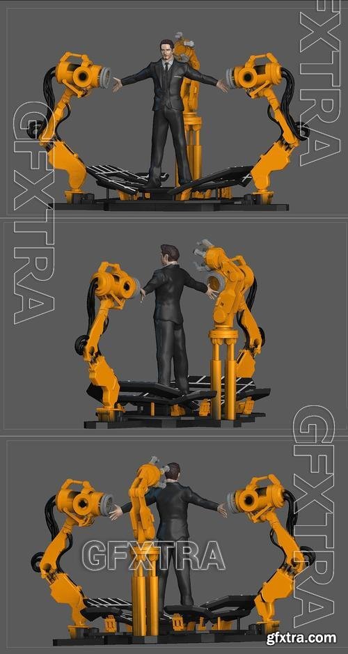 Figuremaster - Ironman Gantry Tony Stark &ndash; 3D Print Model