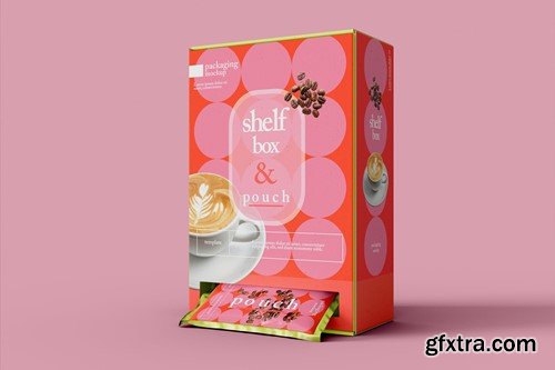 Shelf Box Packaging Mockup SZSCJDN