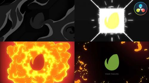 Videohive - Slow Motion Explosion Logo Opener for DaVinci Resolve