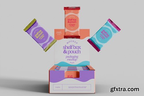 Shelf Box Packaging Mockup UWXMMSR