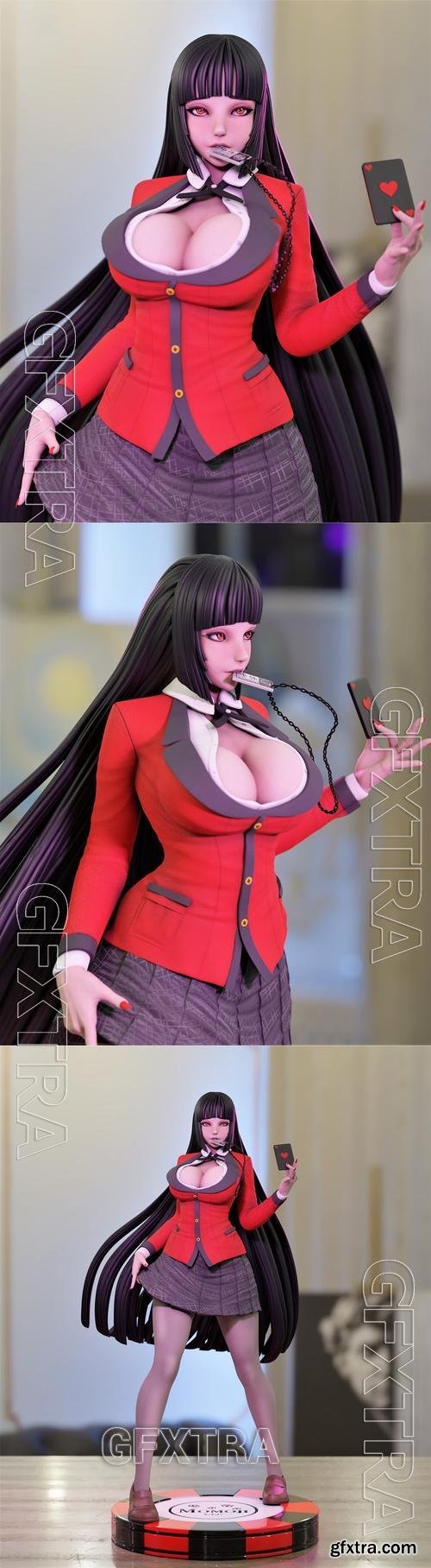 Yumeko Jabami - Kakegurui 2 versions - Momoji &ndash; 3D Print Model