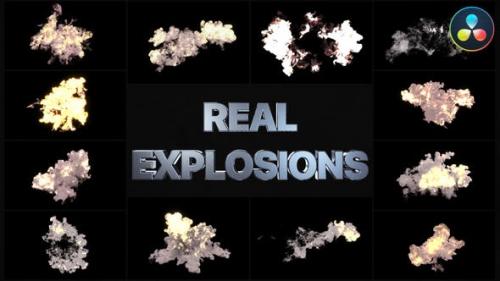 Videohive - Real Explosions for DaVinci Resolve