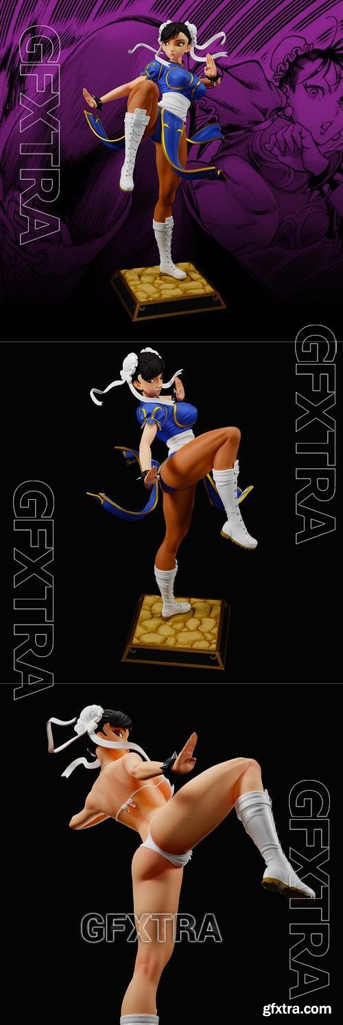 Chun-Li by Gabriel Meyer &ndash; 3D Print Model