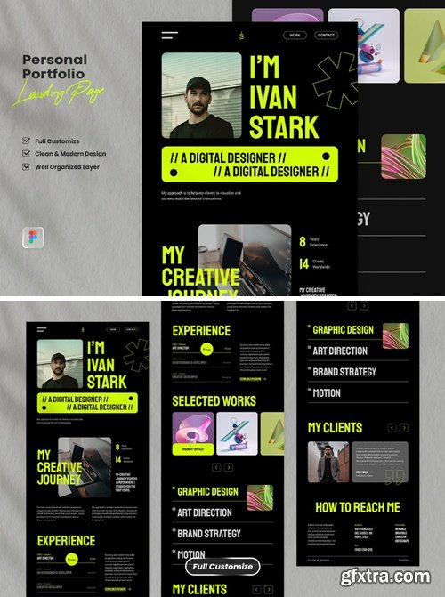 Personal Portfolio Landing Page - Ivan ZN9BHCW