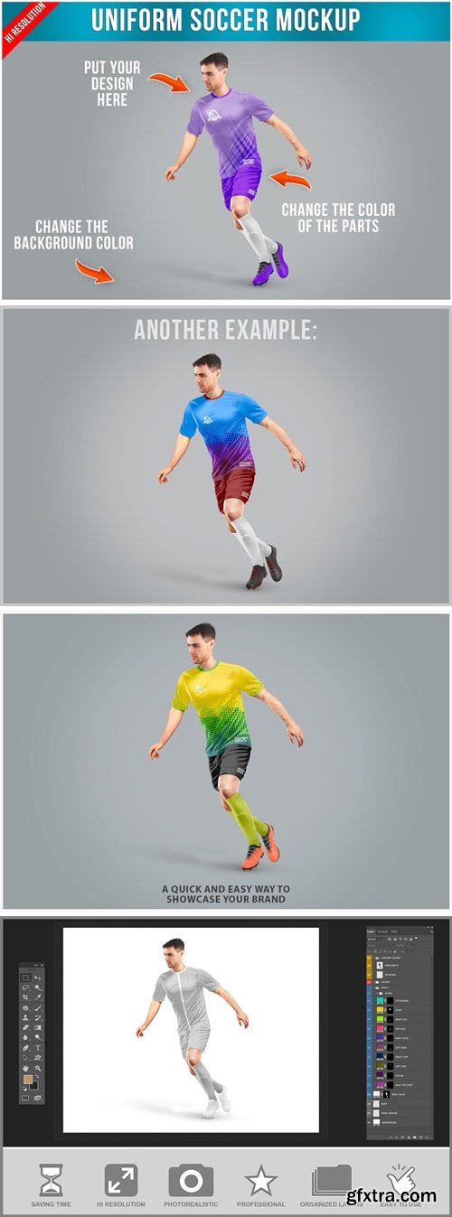 Soccer Player Mockup JWTQHTN