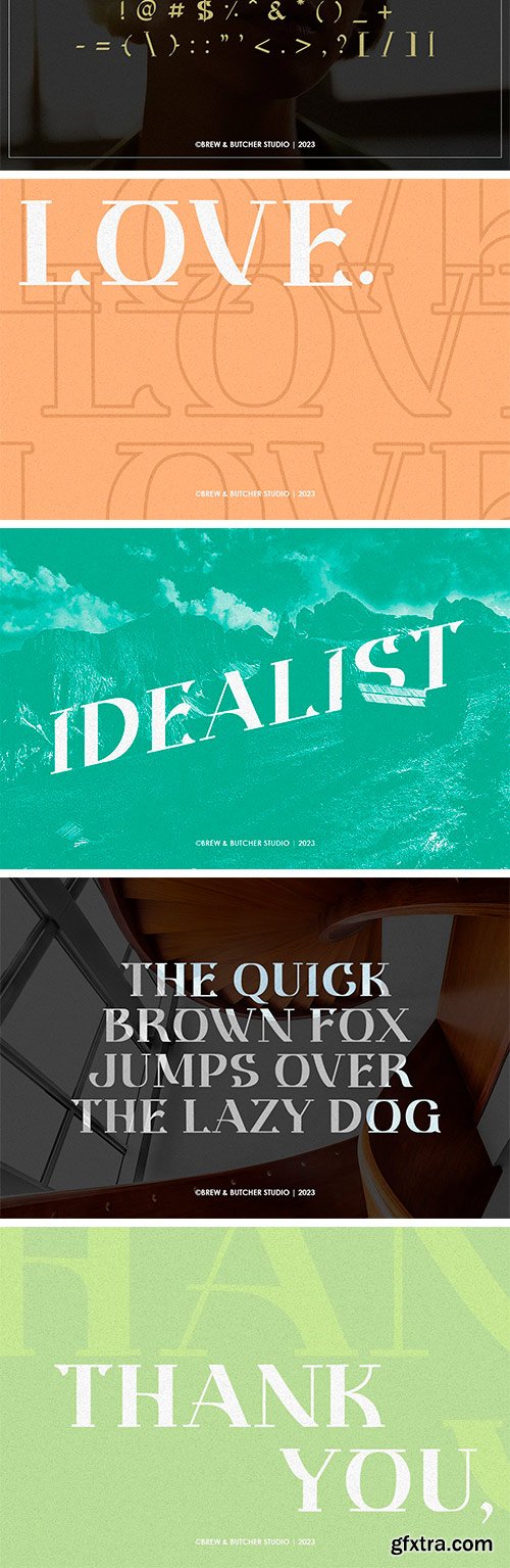 Melbo Display Typeface