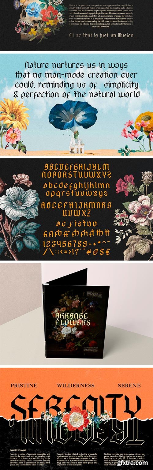 Hyacinth - Modern Blackletter Font