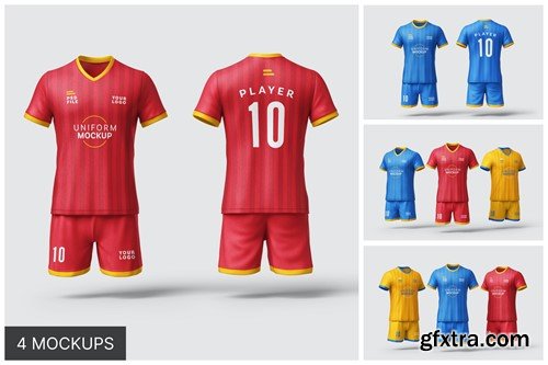 Soccer Kit Mockup Set 42GHYYP