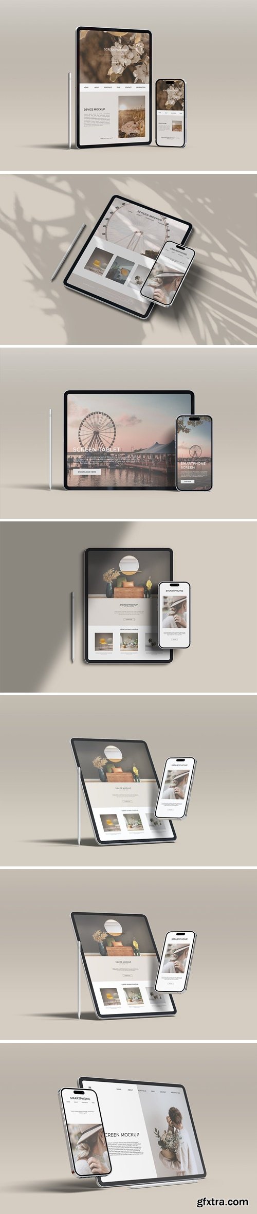 iPad Pro and iPhone Mockup Scene Creator KK7BPGY