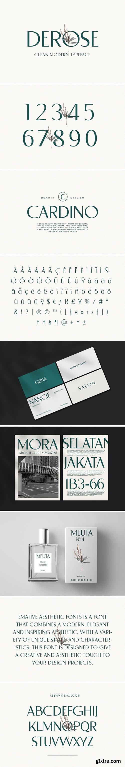 Derose Clean Modern Font