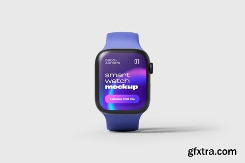 Apple Watch 8 Mockup Set YK6TKN6