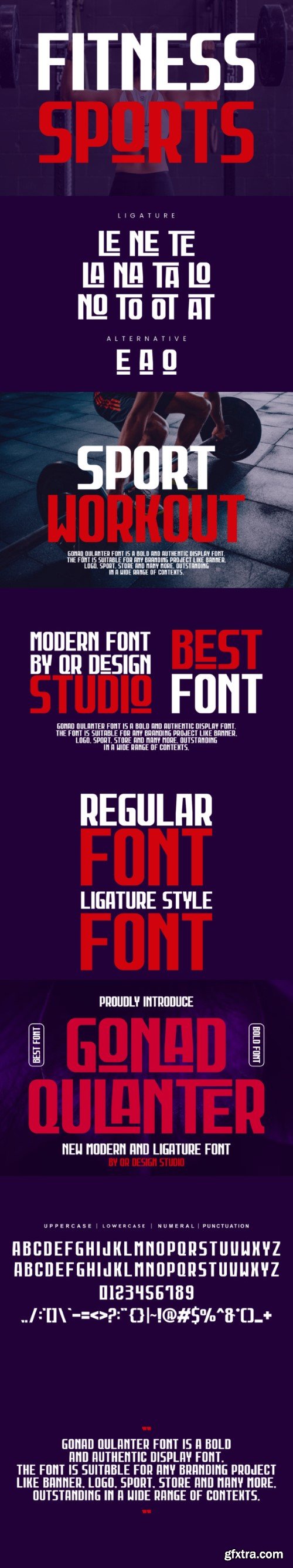 Gonad Qulanter Font