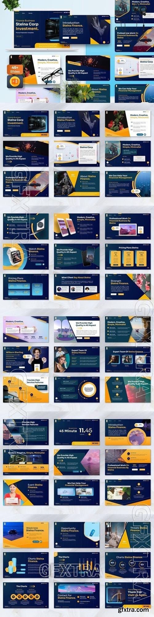 Steina - Finance PowerPoint, Keynote and Google Slides Template