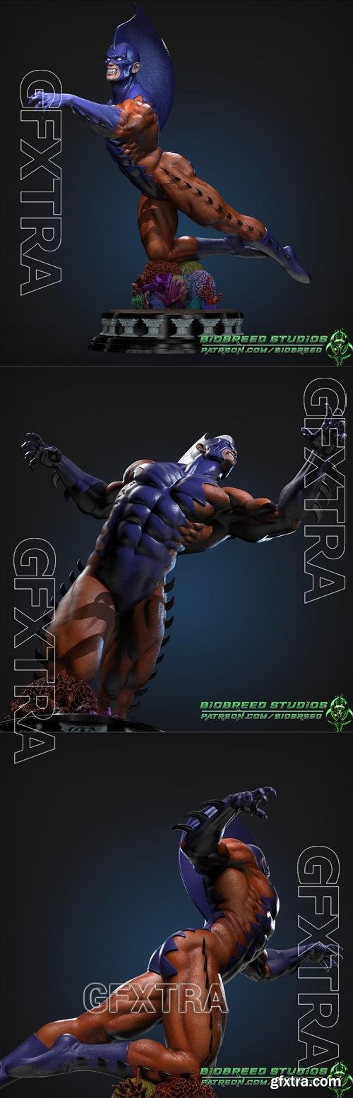 Biobreed Studios - Marvel Comics Tiger Shark &ndash; 3D Print Model