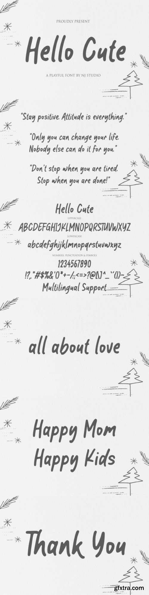 Hello Cute Font