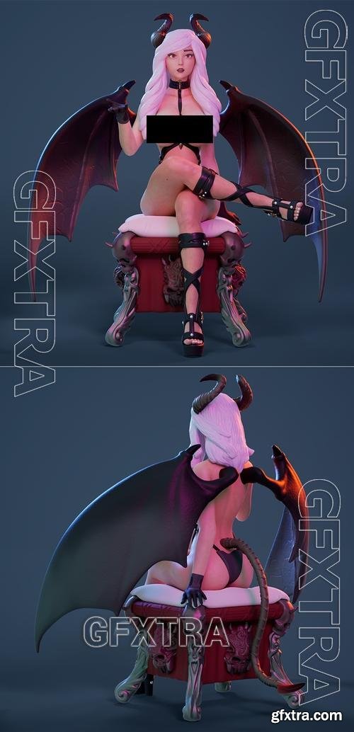 Sexy Mistress Succubus - C &ndash; 3D Print Model