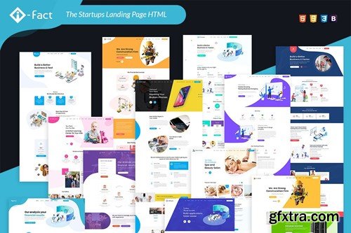 i-Fact Landing Page HTML Template NYLEZK3