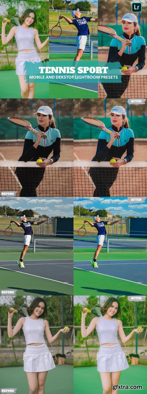 Tennis Sport Lightroom Presets Dekstop and Mobile