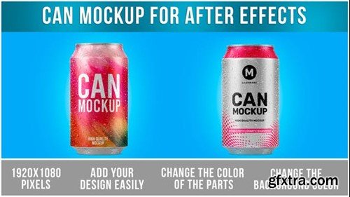 Videohive Can Mockup After Effects Template 46910635