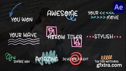 Videohive Doodle Arrow Titles for After Effects 46885368