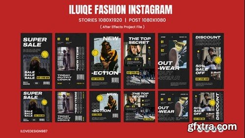 Videohive Iluiqe Fashion Instagram Template 46864203