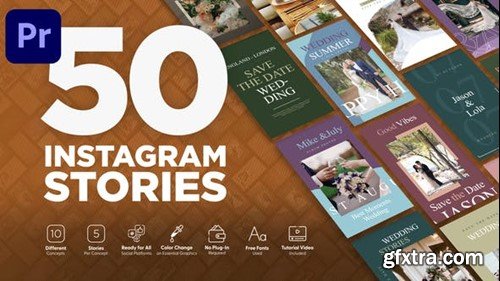 Videohive Romantic Wedding Instagram Stories 46848332