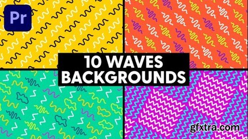 Videohive Waves Backgrounds 46849782