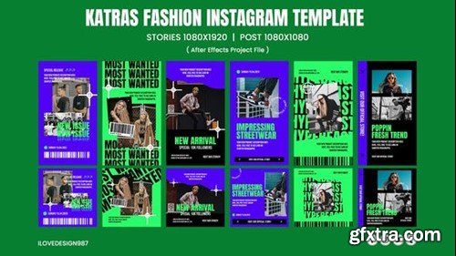 Videohive Katras Fashion Instagram Template 46912060