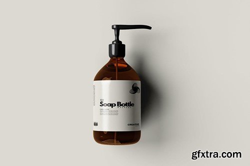 Liquid Soap Bottle Mockup 6MMWZC4