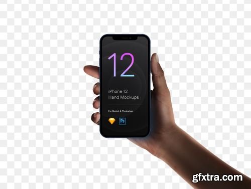 2 Hands Mockups iPhone 12 Pro & iPhone 12 Ui8.net