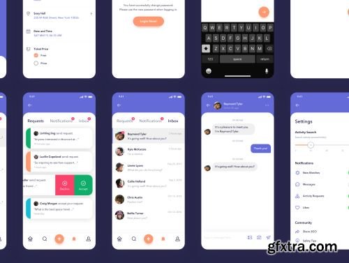 2GO Social App UI Kit Ui8.net