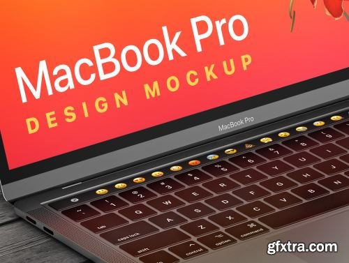 MacBook Pro & iPhone XS Design Mockup Ui8.net