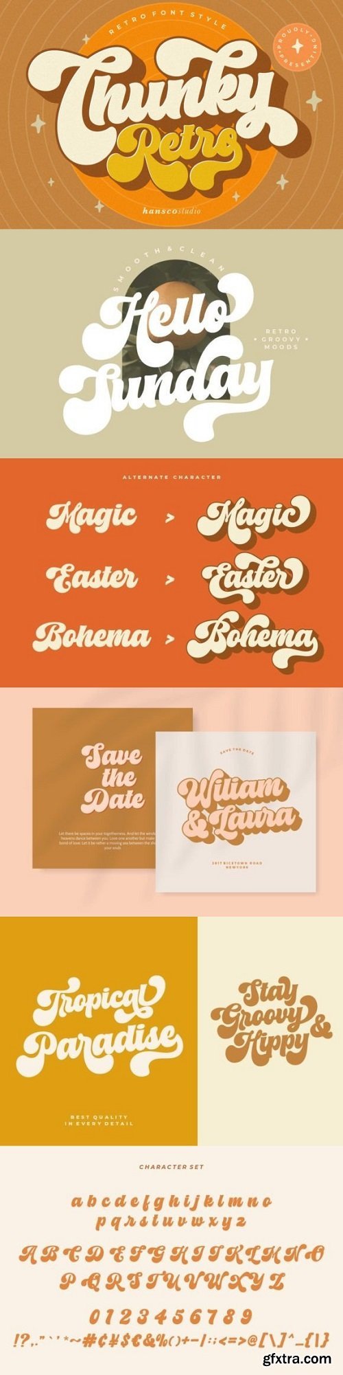 Chunky Retro Font Family