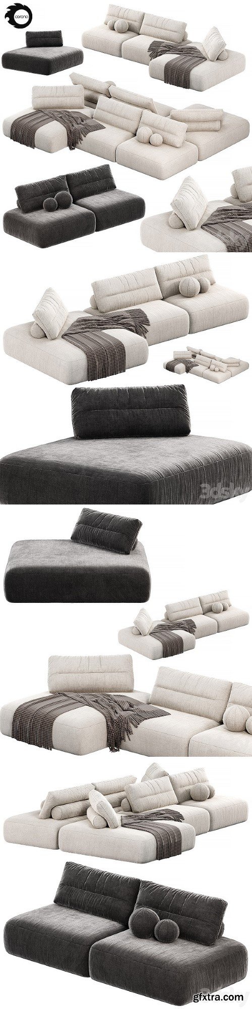 Saba Italia MY TAOS MODULAR Sofa