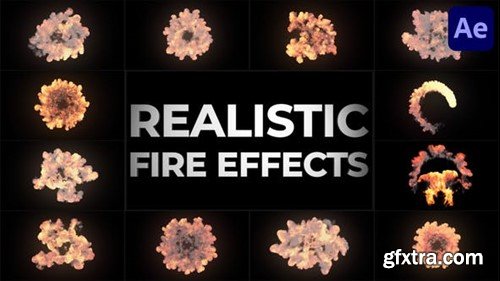 Videohive Realistic Fire Effects for After Effects 46921065