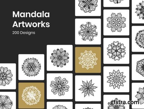 200 Mandala Art Ui8.net