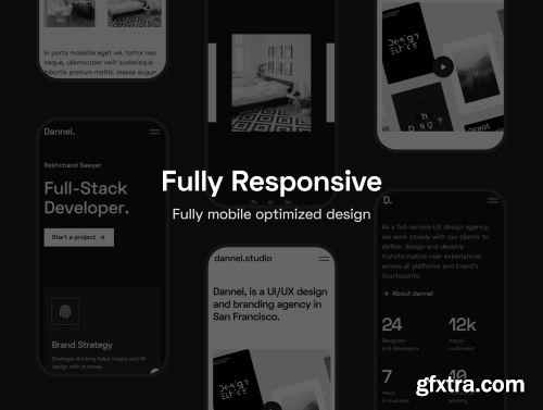 Dannel - Portfolio & Creative Agency Template Ui8.net