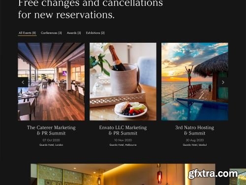 Quardo | Deluxe Hotels WordPress Theme Ui8.net