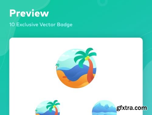 Camp : Holiday Badge Illustration Ui8.net