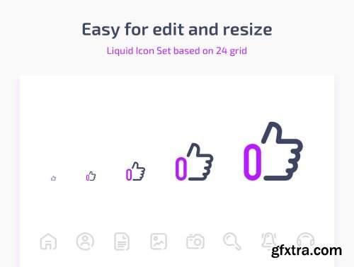 Liquid Icon Set Ui8.net