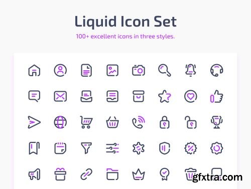 Liquid Icon Set Ui8.net