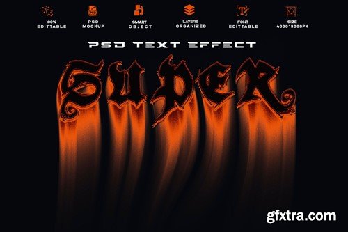 Super Liquid Text Effect PSD R43239T