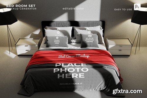 Bed Room Set Mockup ZHU6YXU