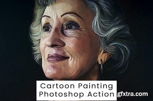 Cartoon Painting Photoshop Action TU8GB3P