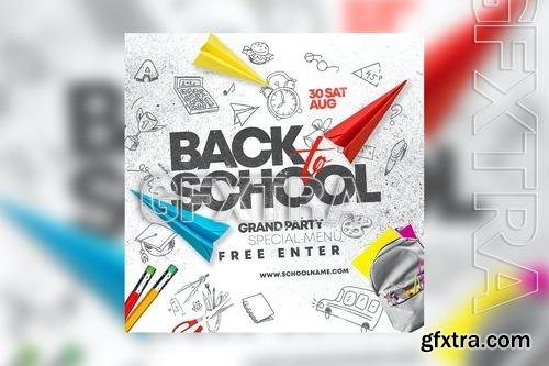 Back To School Flyer E5WNJ2E