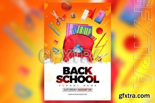 Back To School Flyer 3VGBZZH