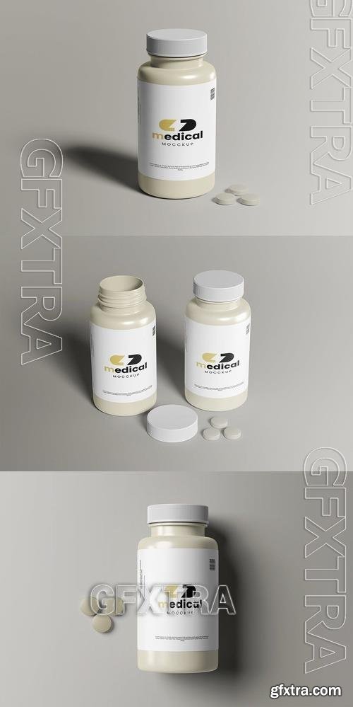 Medical Bottle Mockup UVMT7EZ