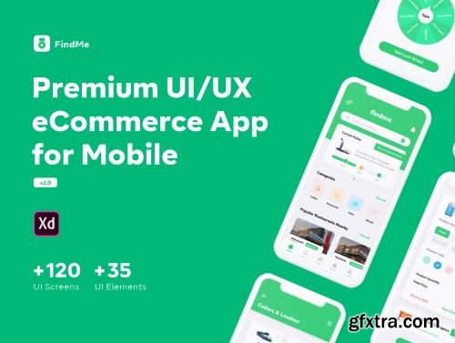 FindMe - eCommerce UI/UX Mobile App Ui8.net