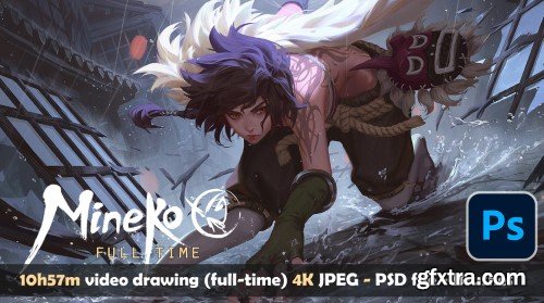 Artstation - Illustration tutorial Mineko: raid